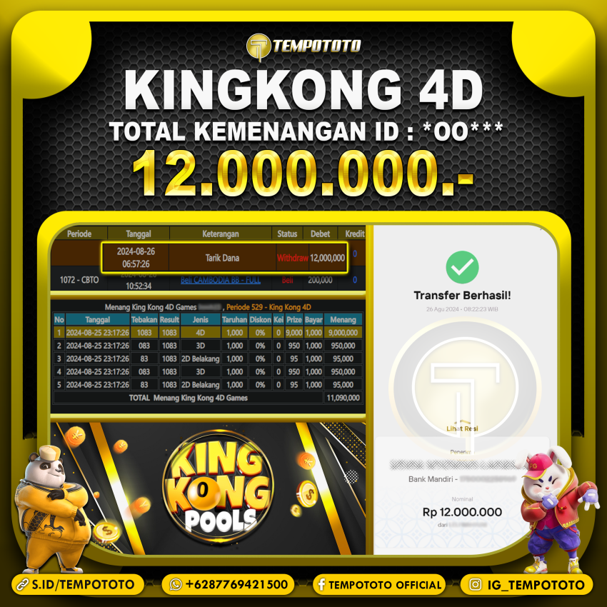 BUKTI JP TEMPOTOTO TOGEL