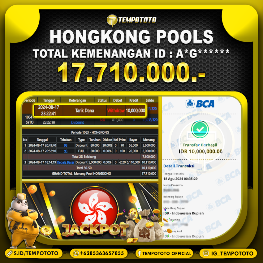 BUKTI JP TEMPOTOTO TOGEL