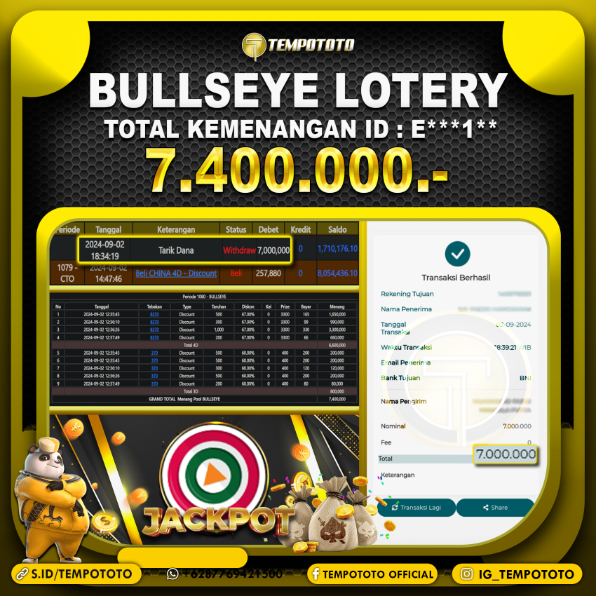 BUKTI JP TEMPOTOTO TOGEL