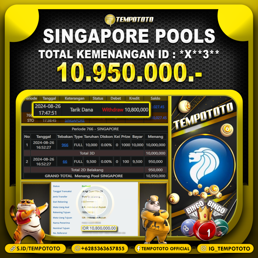 BUKTI JP TEMPOTOTO TOGEL