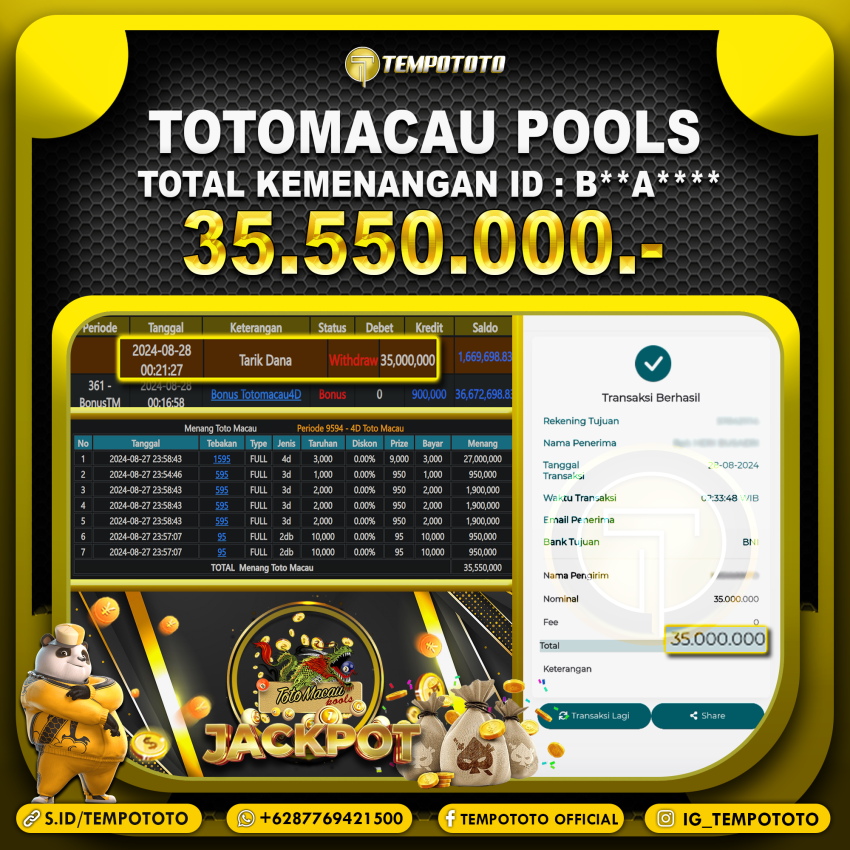 BUKTI JP TEMPOTOTO TOGEL