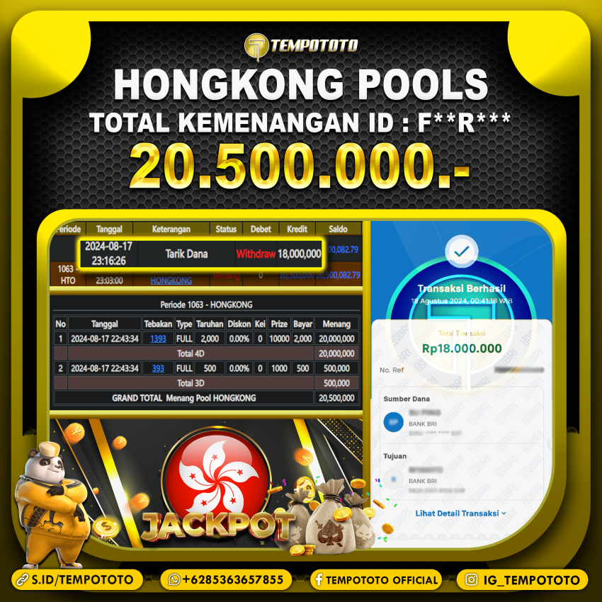 BUKTI JP TEMPOTOTO TOGEL