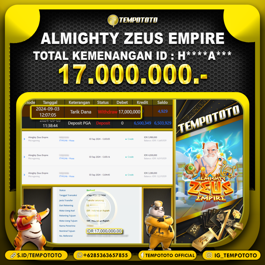 BUKTI JACKPOT TEMPOTOTO SLOT