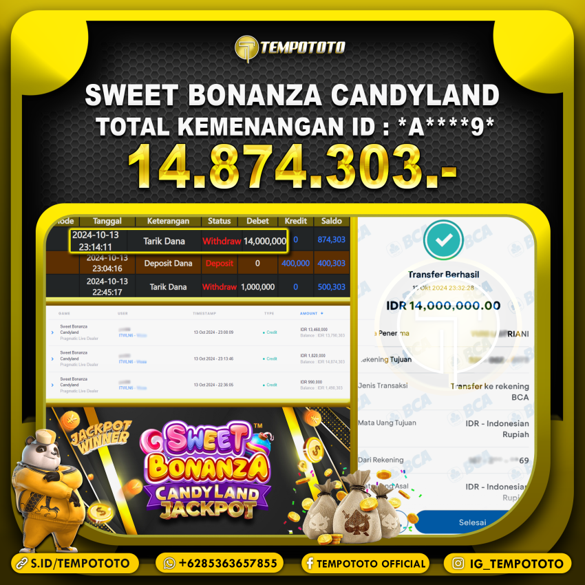 BUKTI JACKPOT TEMPOTOTO SLOT