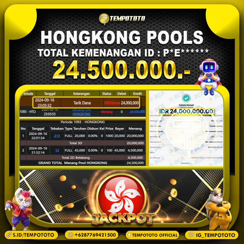 BUKTI JP TEMPOTOTO TOGEL