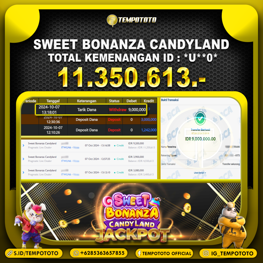 BUKTI JACKPOT TEMPOTOTO SLOT