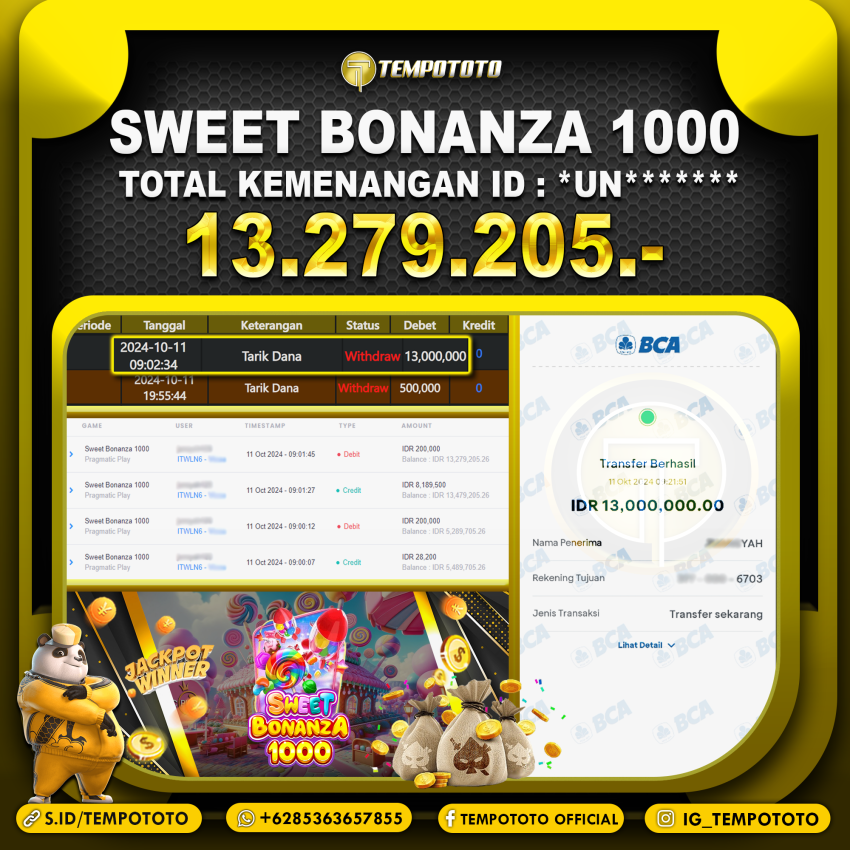 BUKTI JACKPOT TEMPOTOTO SLOT