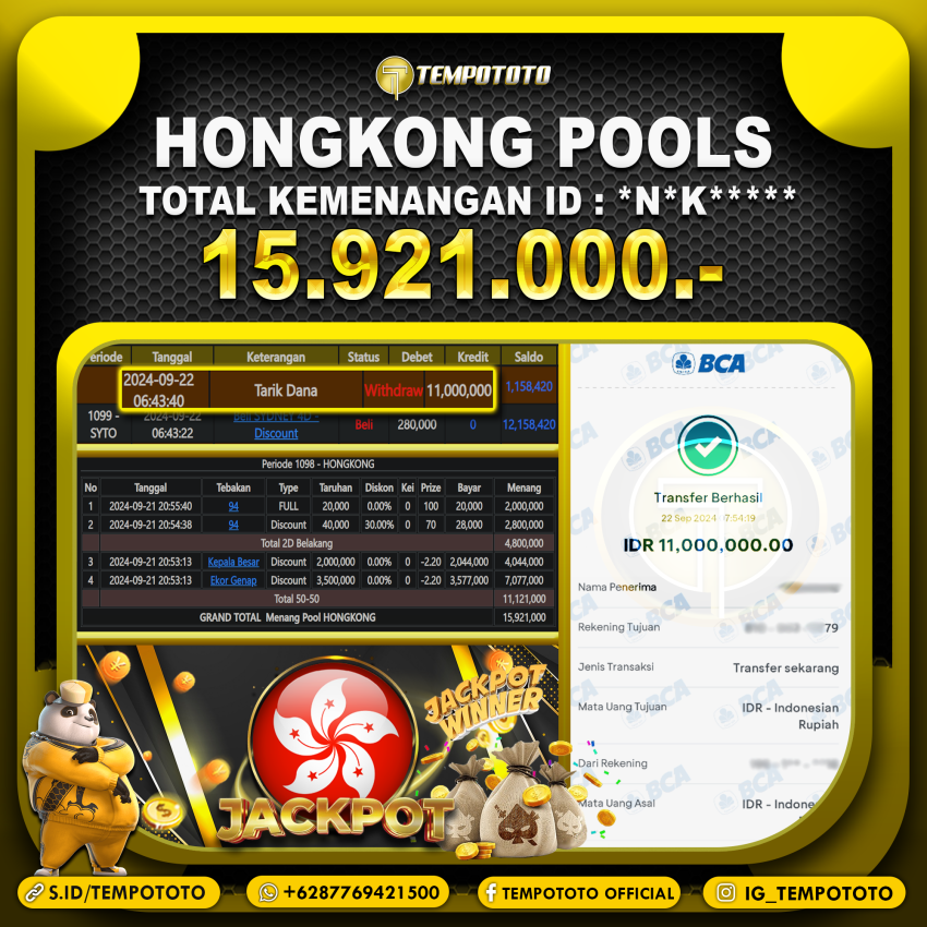 BUKTI JP TEMPOTOTO TOGEL