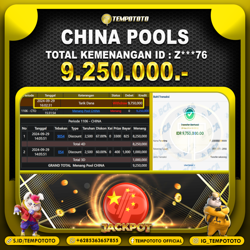 BUKTI JP TEMPOTOTO TOGEL