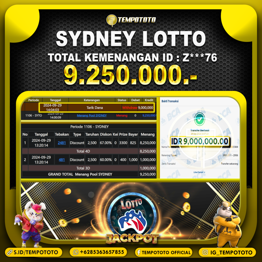 BUKTI JP TEMPOTOTO TOGEL