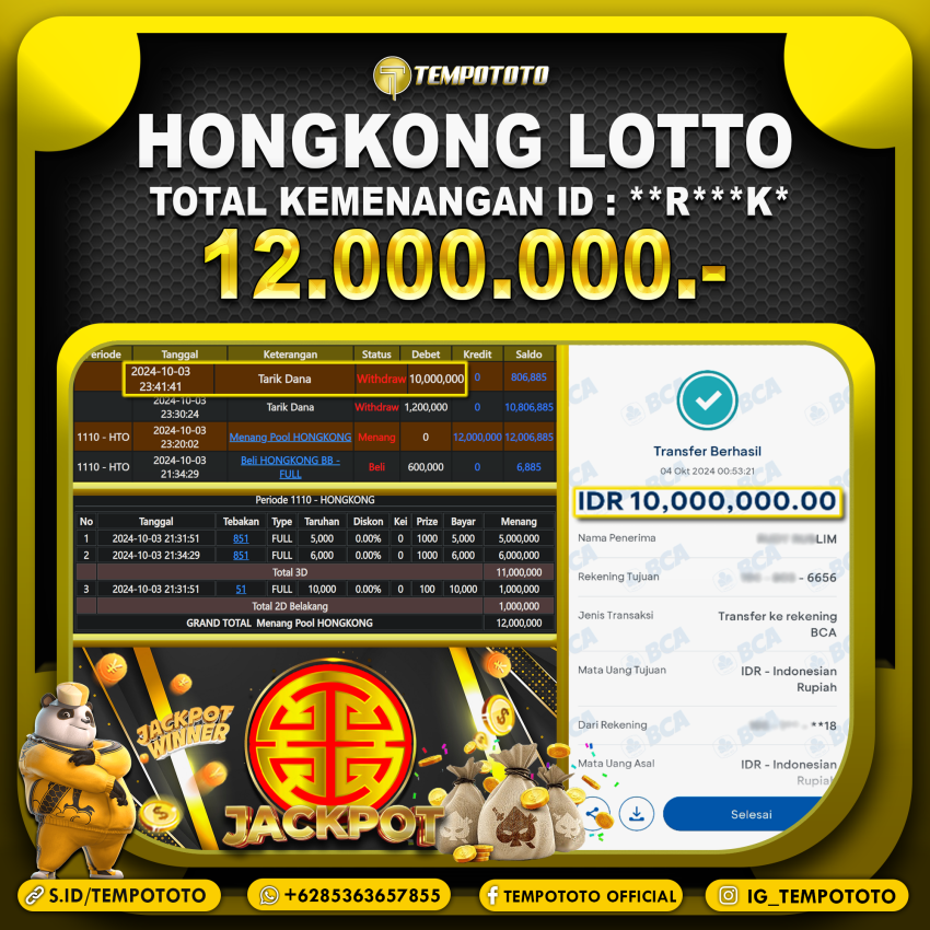 BUKTI JP TEMPOTOTO TOGEL