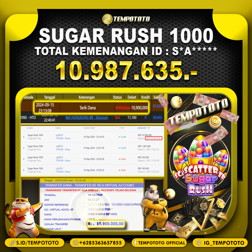 BUKTI JACKPOT TEMPOTOTO SLOT