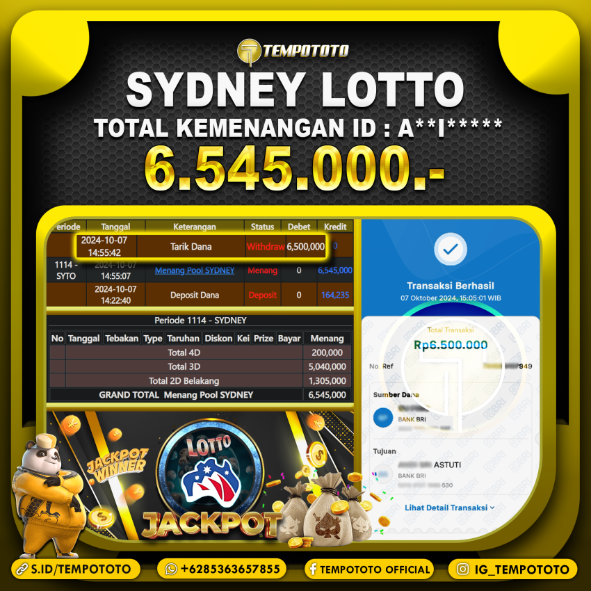 BUKTI JP TEMPOTOTO TOGEL