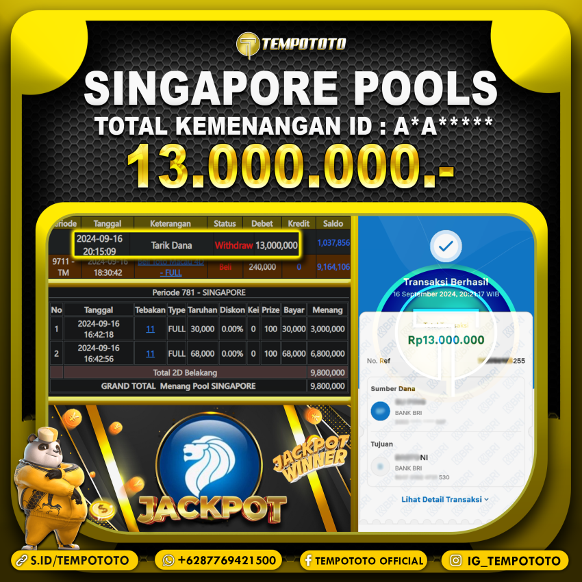 BUKTI JP TEMPOTOTO TOGEL