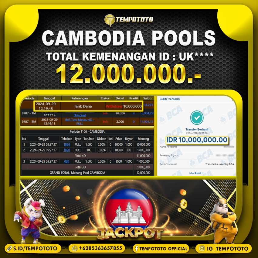 BUKTI JP TEMPOTOTO TOGEL