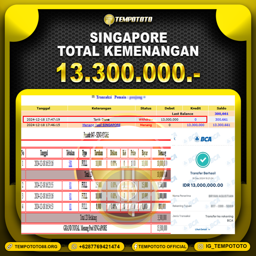 BUKTI JP TEMPOTOTO TOGEL