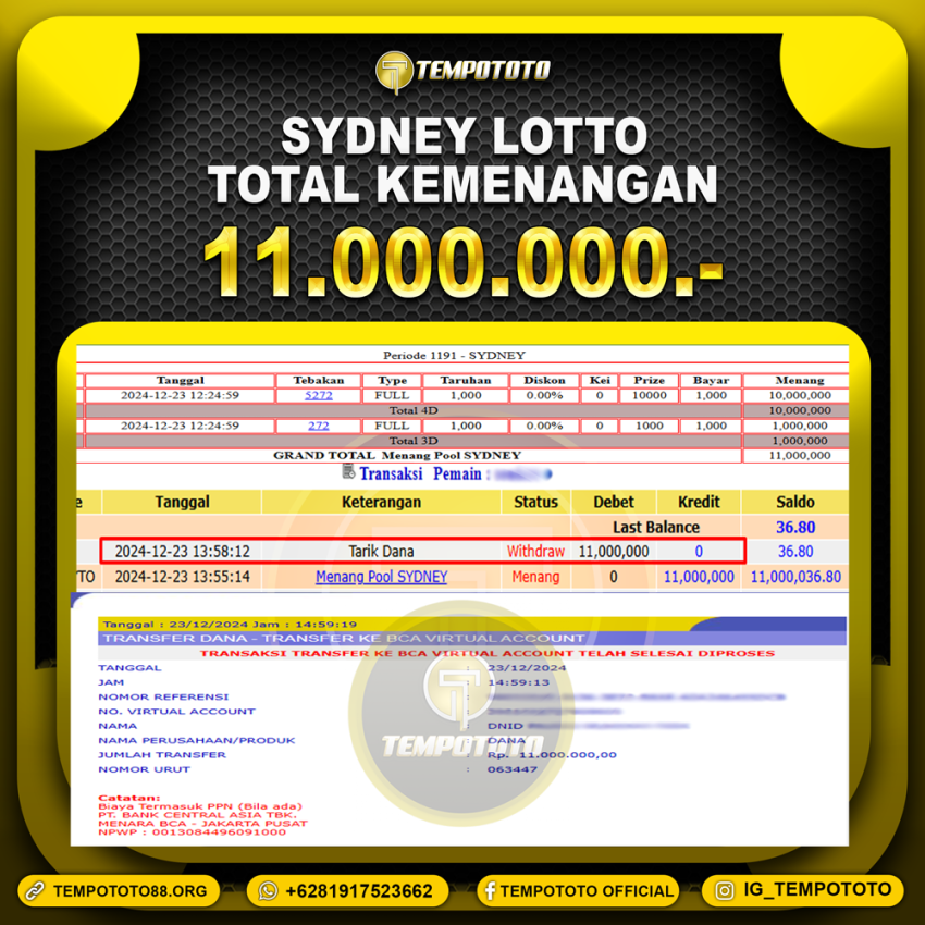 BUKTI JP TEMPOTOTO TOGEL