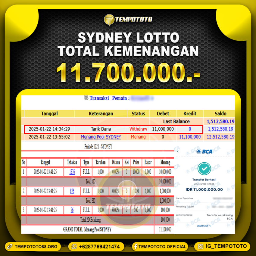 BUKTI JP TEMPOTOTO TOGEL